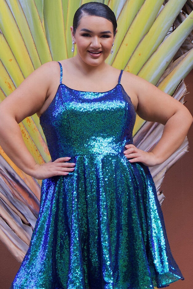 Shade Shifter Party Dress, , alternate image number null