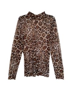 Plus Size Animal Print Tops For Women