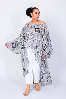 The Times Off The Shoulder Duster