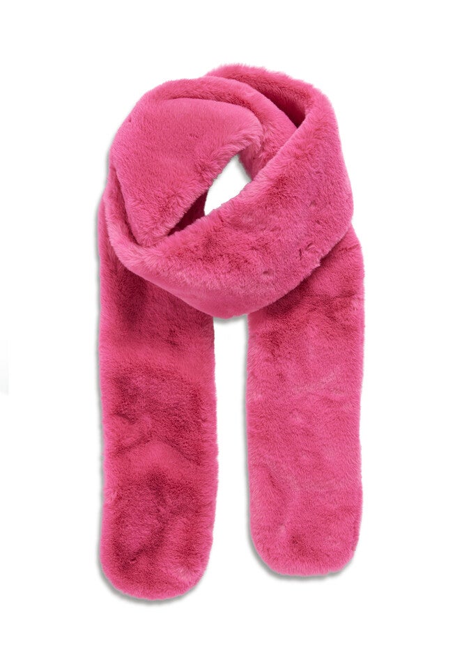 Le Mink Scarf, HOT PINK / Pink, hi-res image number 0