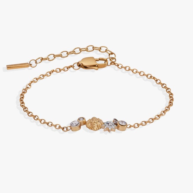 Leo Symbol Inline Bracelet, Two tone / Gold, hi-res image number 0