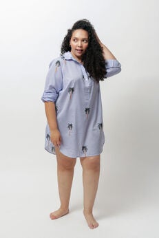 Reagan Boyfriend Shirt Cover Up