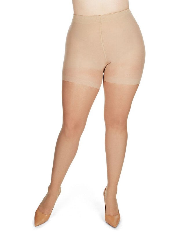 Crystal Sheer Shaper Control Top Tights, Suntan / Bronze, alternate image number 1