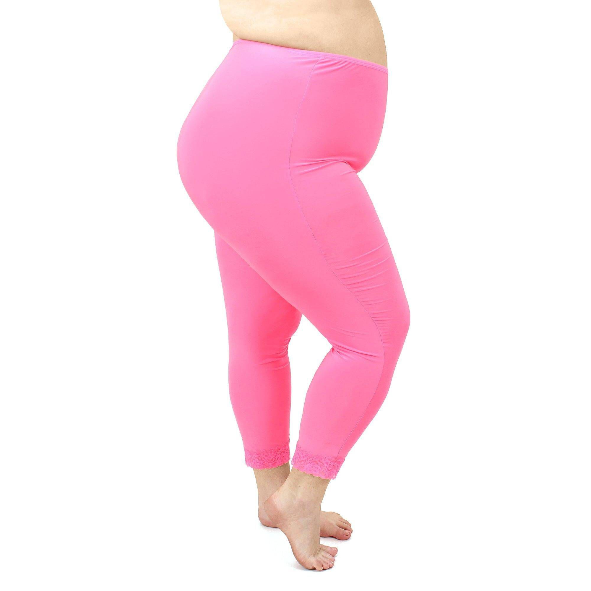 Lucy Long Underwear Legging, Neon Coral / Pink, alternate image number 3
