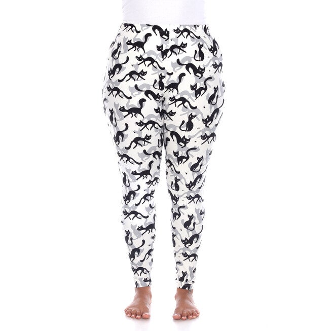 Super Soft Cat Printed Leggings, , alternate image number 4