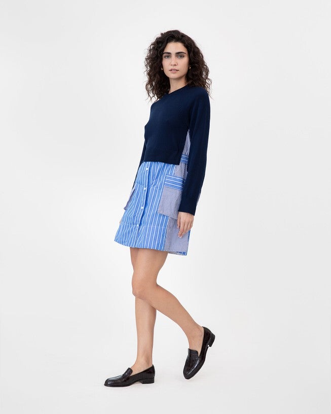 Lorraine Dress, Maritime BlueCerulean Blue Multi / Royal Blue, alternate image number 2