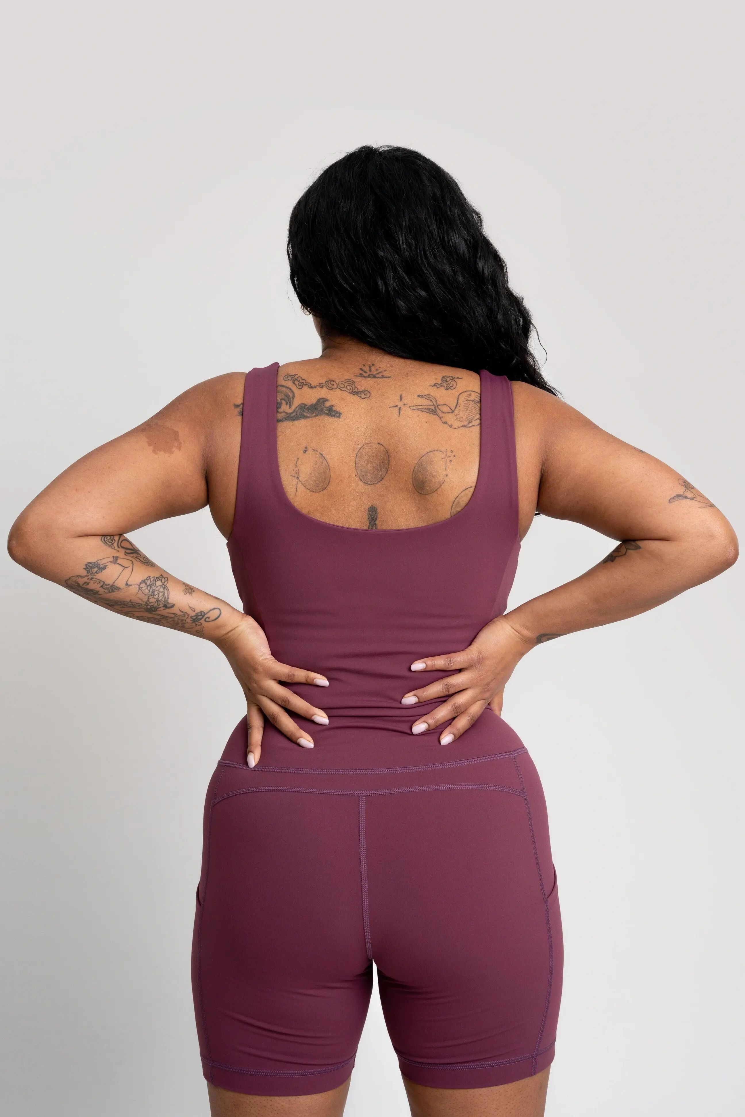 adventure performance tank, plum / Mauve, alternate image number 1