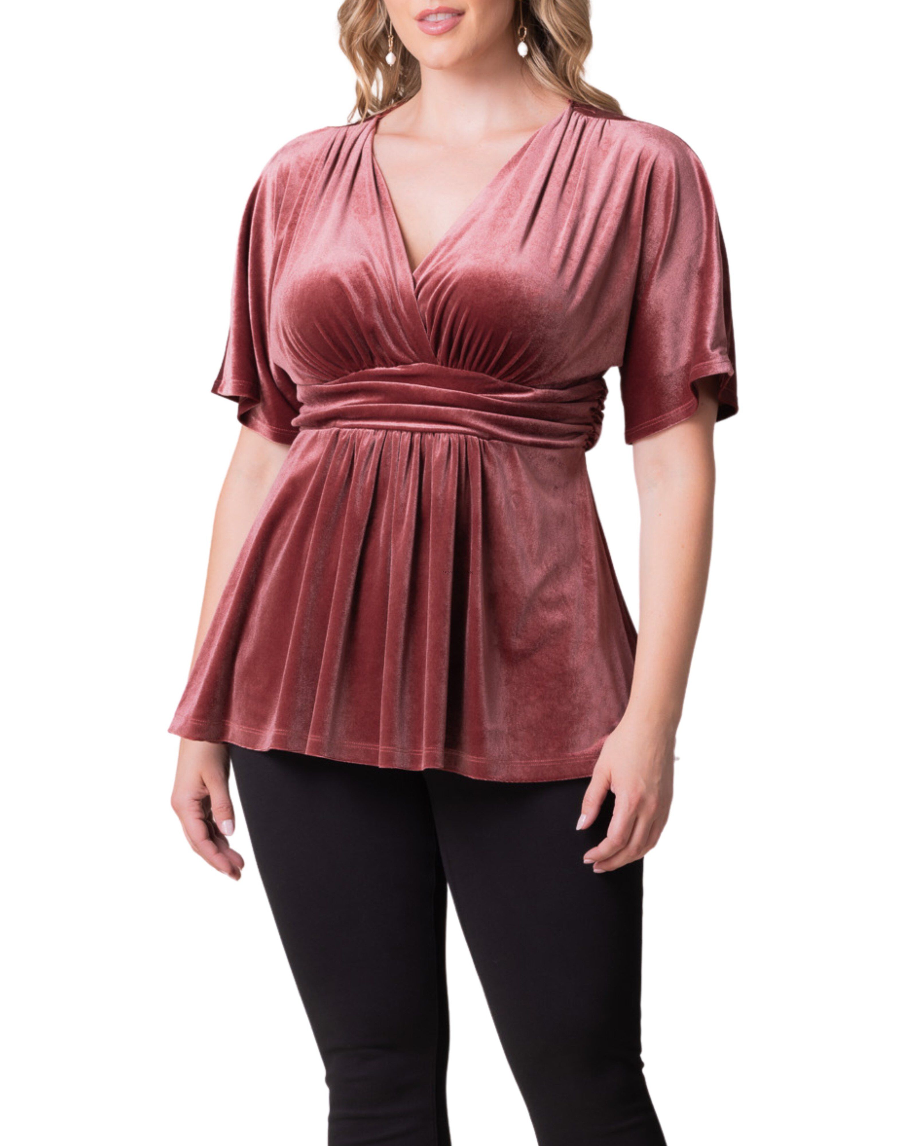 Park Avenue Velvet Top, MAUVE ROSE / Mauve, hi-res image number 0