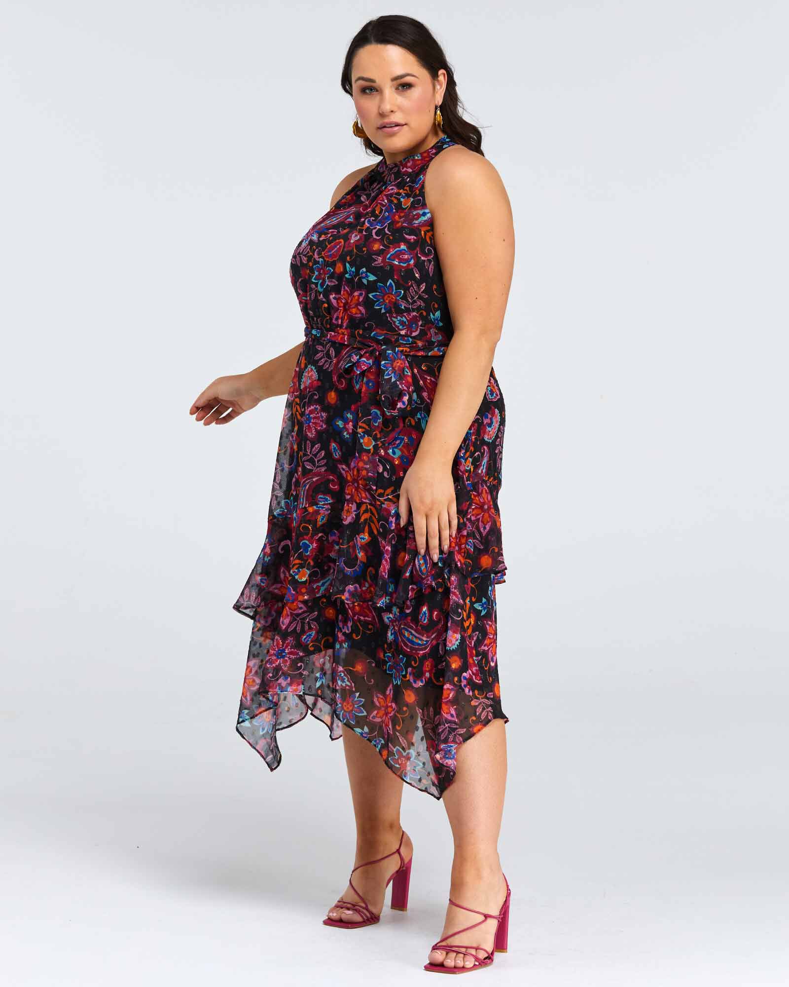 Clements Halter Dress, , alternate image number 7