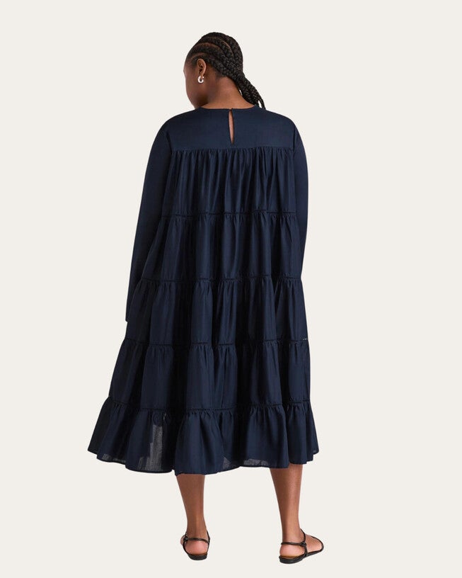 Essaouira Dress, Navy / Navy, alternate image number 3