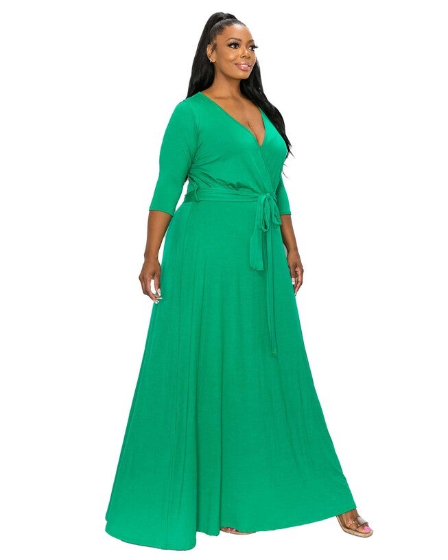 MIKA WRAP DRESS, , alternate image number 4