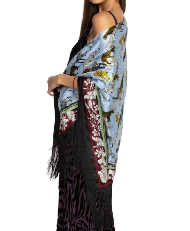 OPAL SHAWL IN MULTI, , alternate image number null