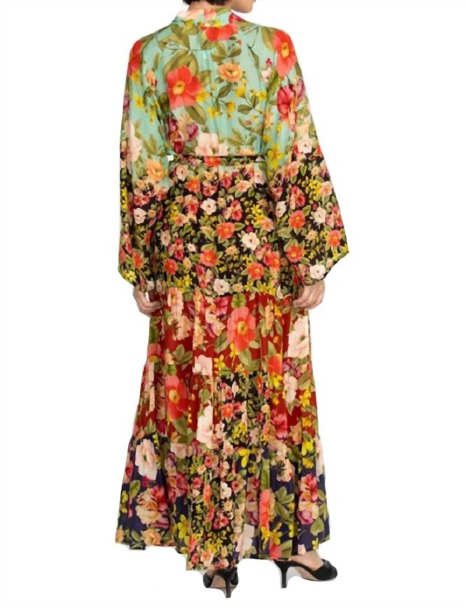 BURKE KIMONO IN MULTI, , alternate image number 3