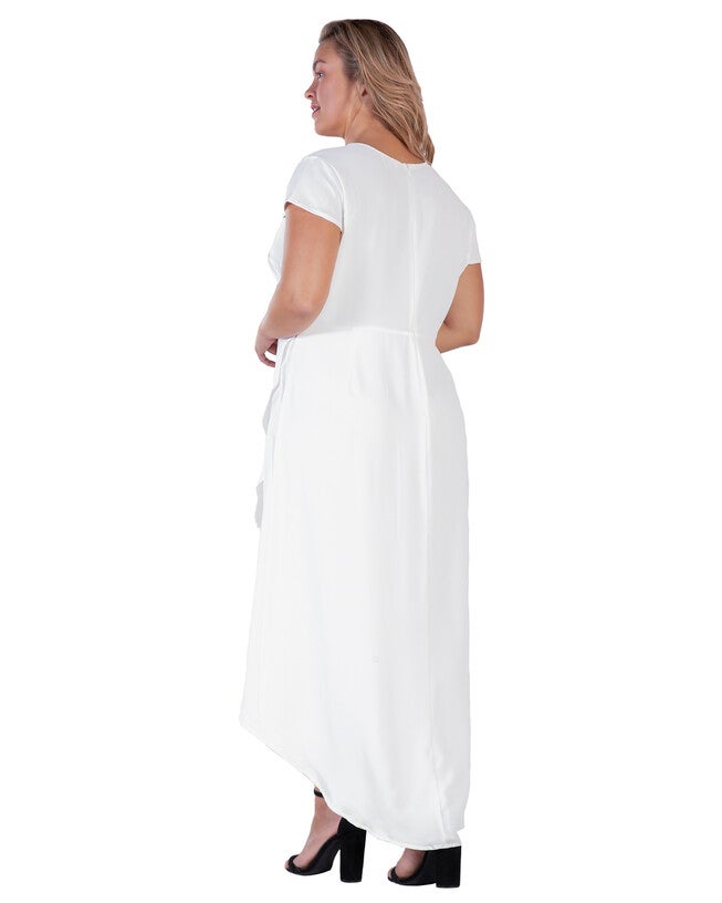 Standards & Practices Cap Sleeve High-Low Tulip Dress, , alternate image number 5