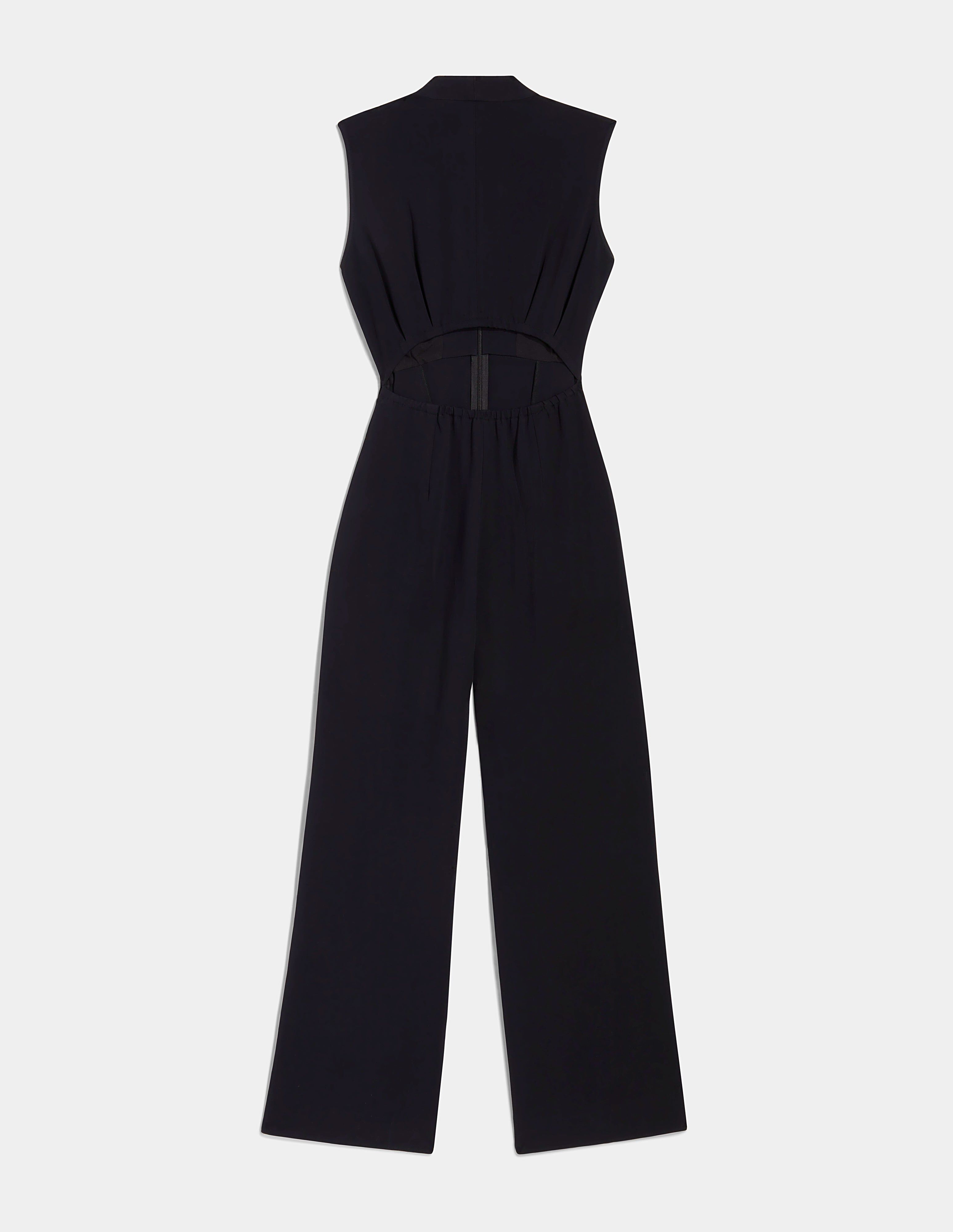 V-Neck Jumpsuit, , alternate image number 2