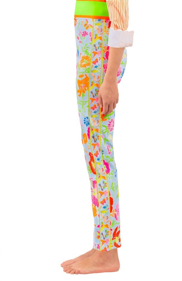 GRIPELESS PULL ON PANTS BIRDS & THE BEES IN PERIWINKLE, Periwinkle / Light Blue, alternate image number null