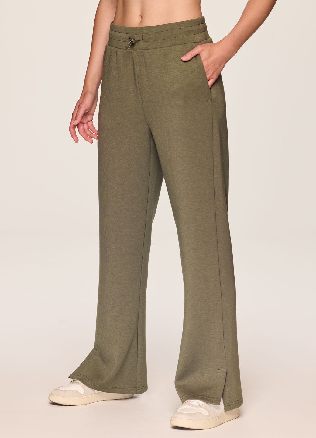 Solace Scuba Wide Leg Pant, Olive / Olive Green, hi-res image number 0