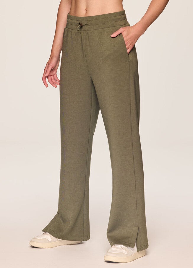 Solace Scuba Wide Leg Pant, Olive / Olive Green, hi-res image number 0