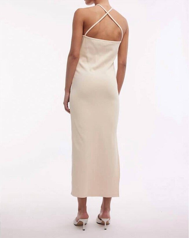 JERRY DRESS IN OFF WHITE, , alternate image number null