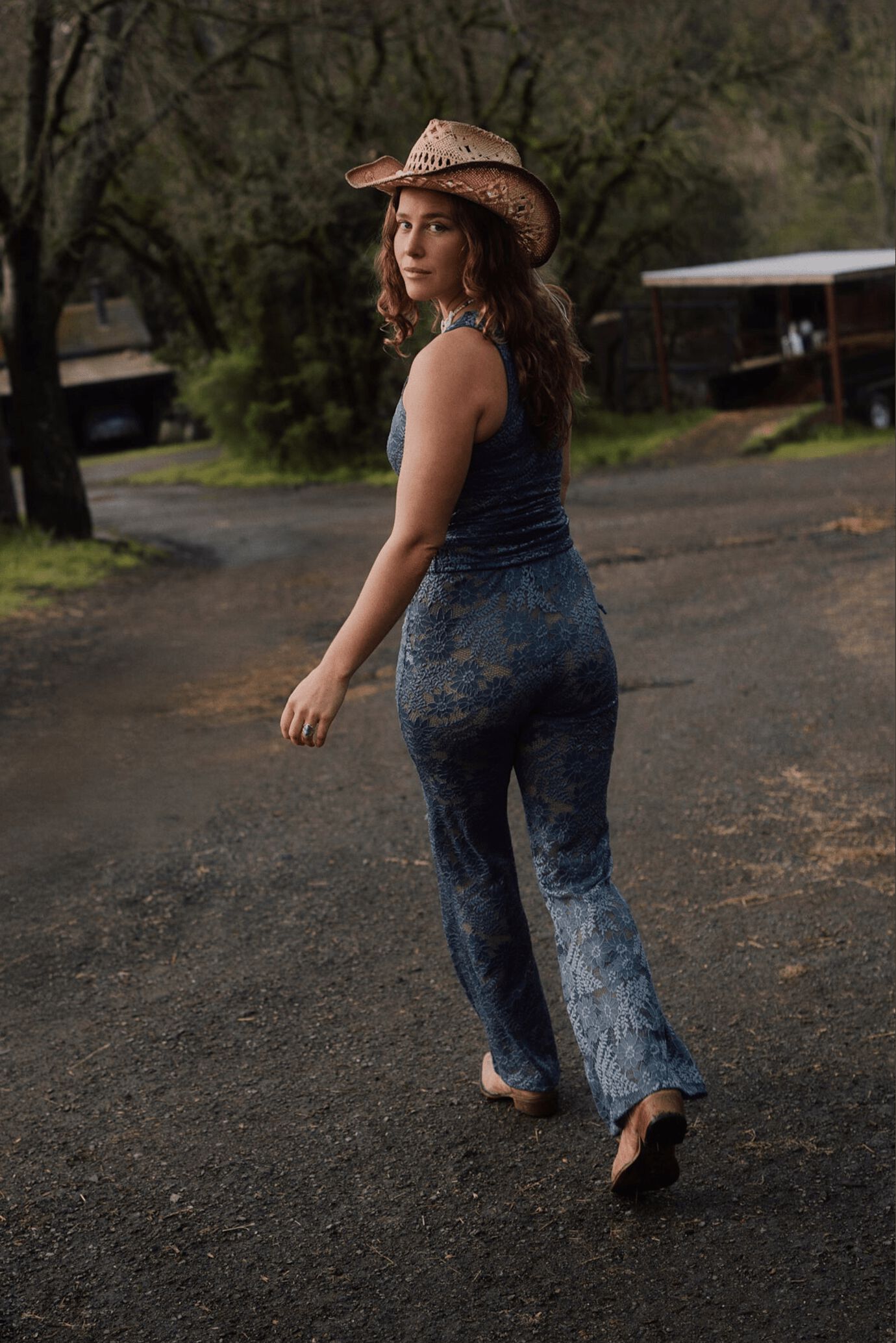 Carolina Lace Pant, Steel Blue / Dusty Blue, hi-res image number 0