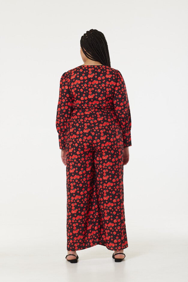 Marina Apple Jumpsuit, Red / Red, alternate image number 1