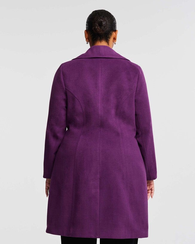 Violet Sky Double Breasted Coat, , alternate image number null