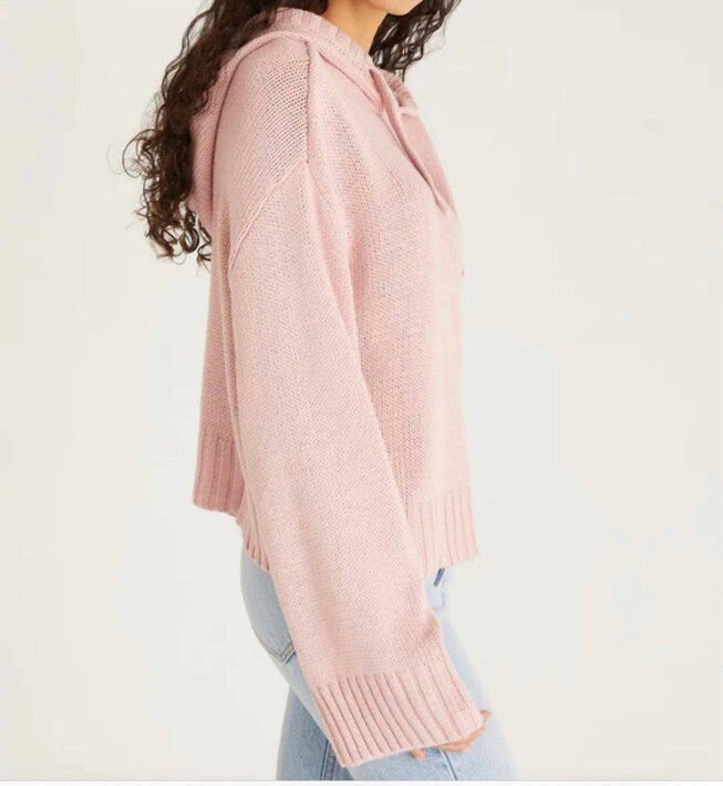 HARLEY HOODIE SWEATER IN PINK, Pink / Pink, alternate image number null