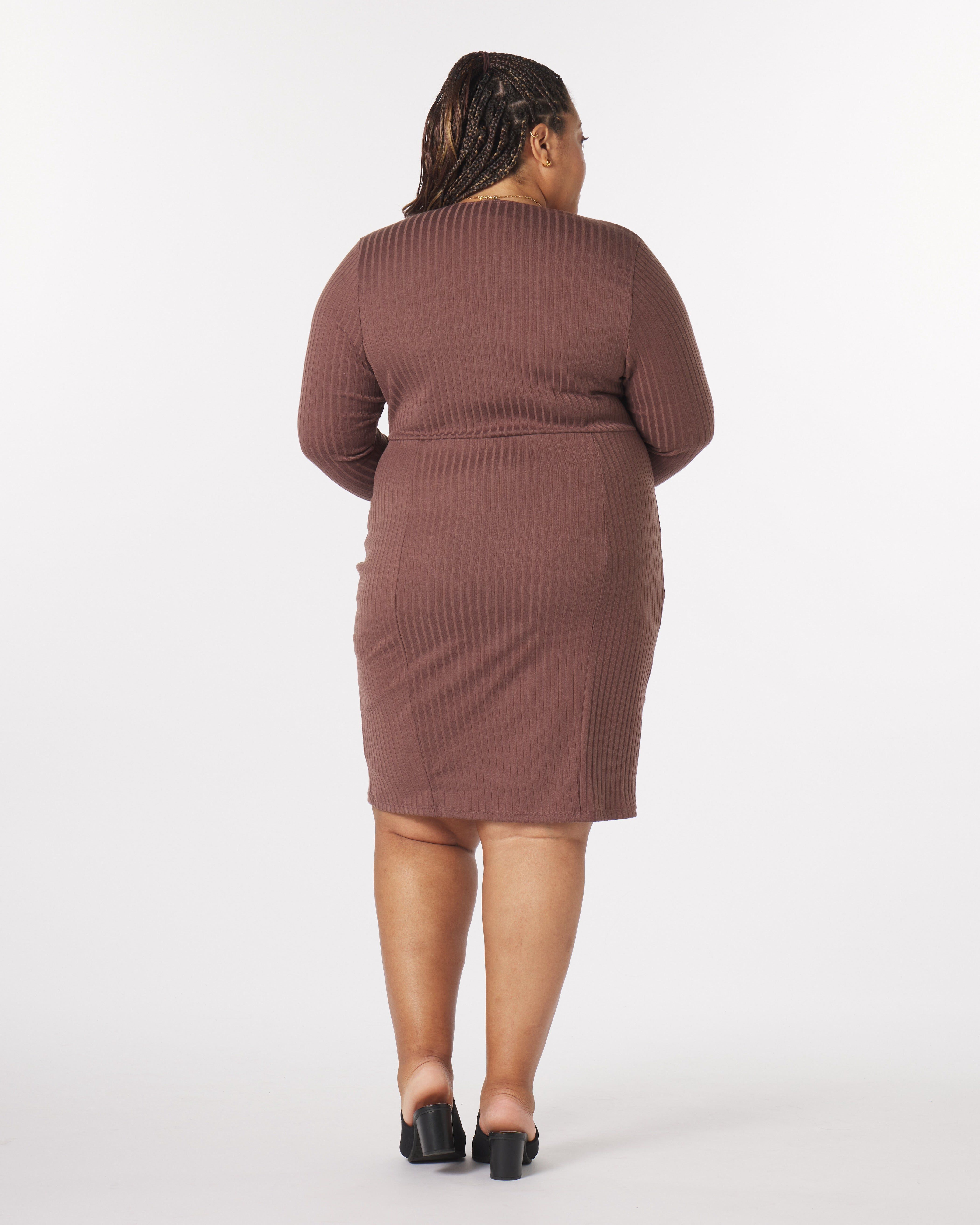 Liz Mini Dress, Acorn / Brown, alternate image number 2
