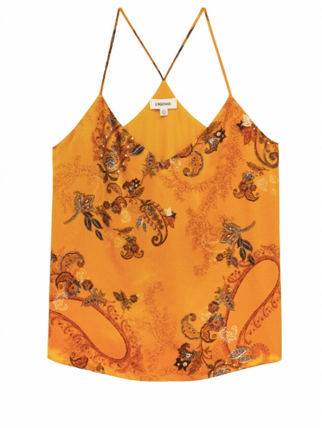 KYLEE RACERBACK TANK IN ARROWOOD, Arrowood / Orange, hi-res image number 0