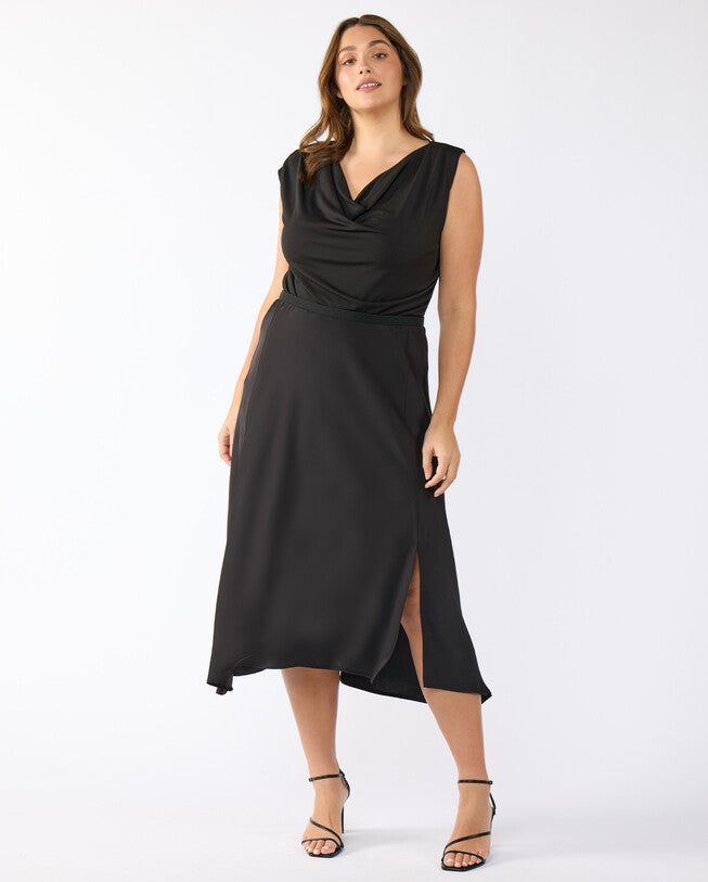 Urban Luxe Skirt, Black / Black, alternate image number 2