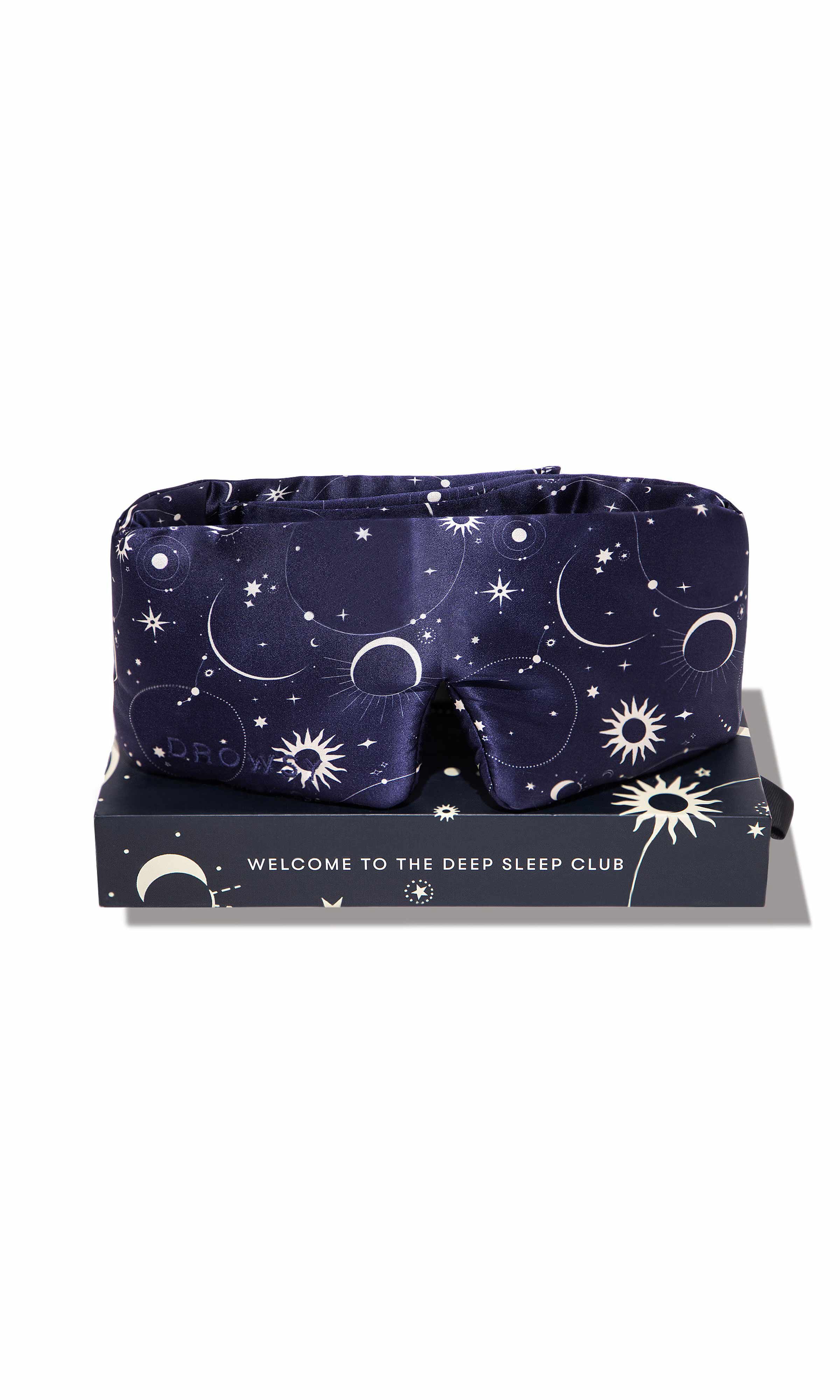 Silk Sleep Mask, Cosmic Energy / Navy, hi-res image number 0