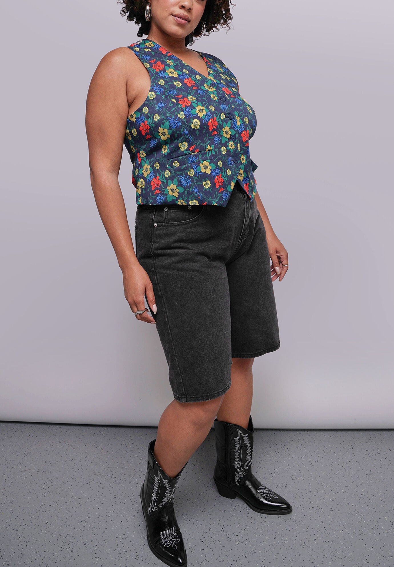 The Empower Vest, WILDFLOWER CHILI / Red, alternate image number 3