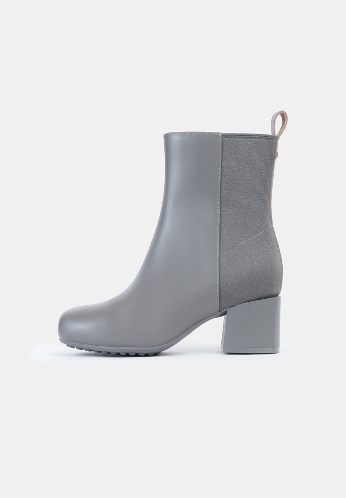 Jackie Half Stretch Heel Bootie, Gray / Cool Gray, alternate image number 1