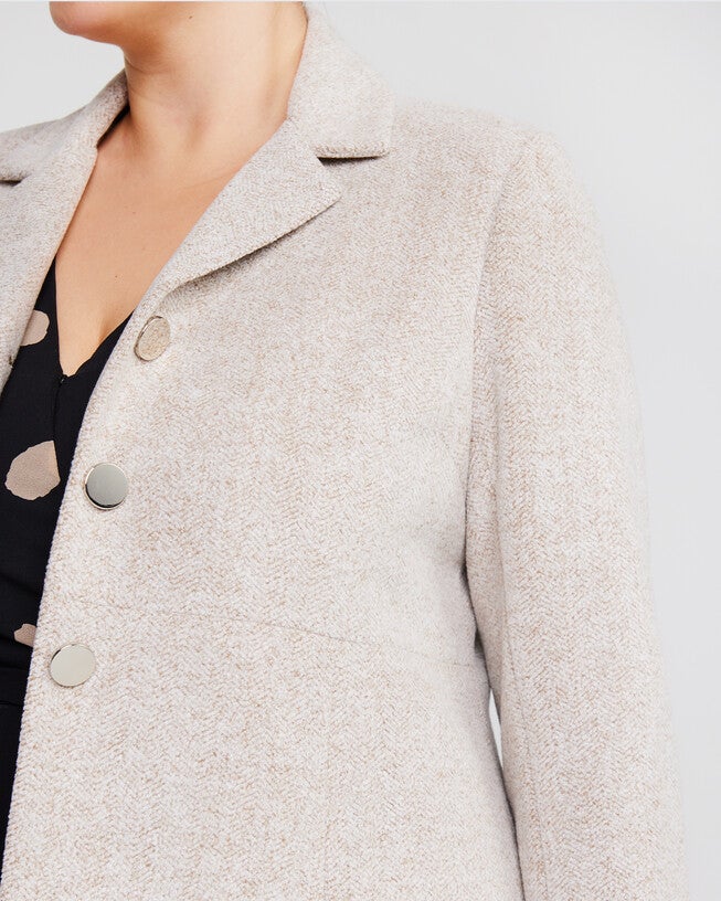 Floater Coat, OATMEAL / Cream, alternate image number null