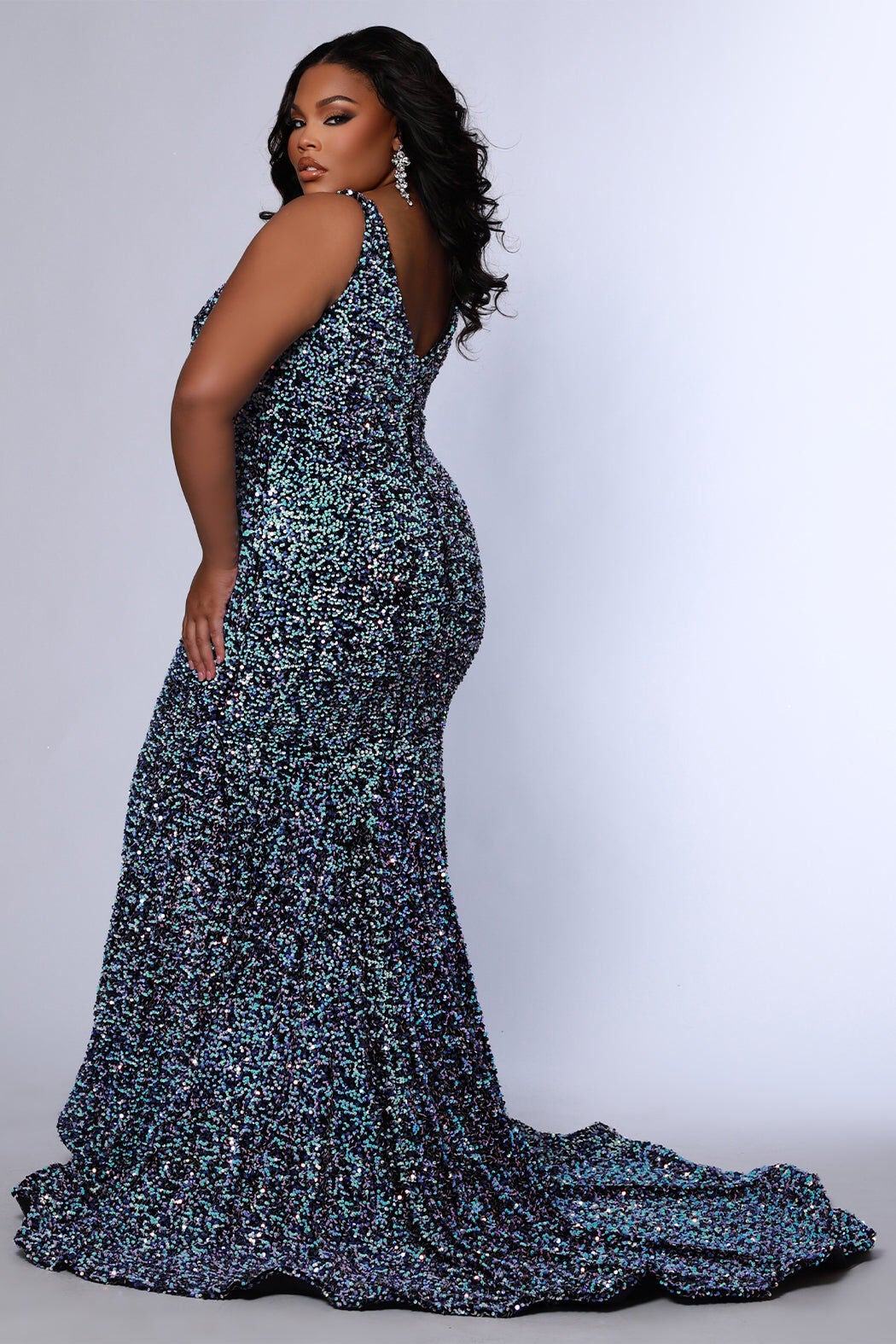 SPOILER FORMAL GOWN, Cosmic / Lilac, alternate image number 1