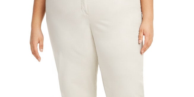 Karen Scott Women's Capri Pants Gray 20W, , alternate image number null