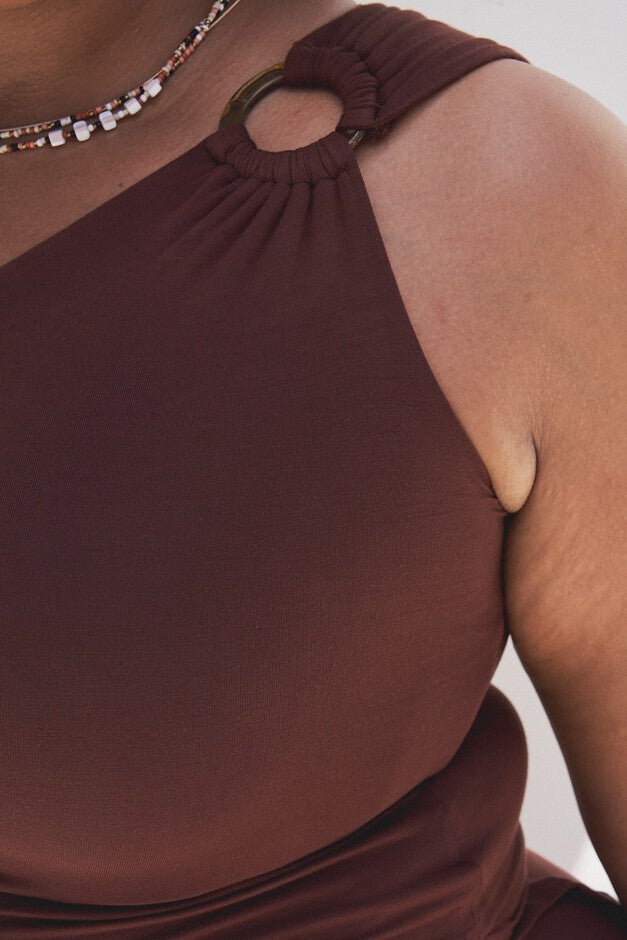 Casey O-Ring Top, Chocolate / Brown, alternate image number 2