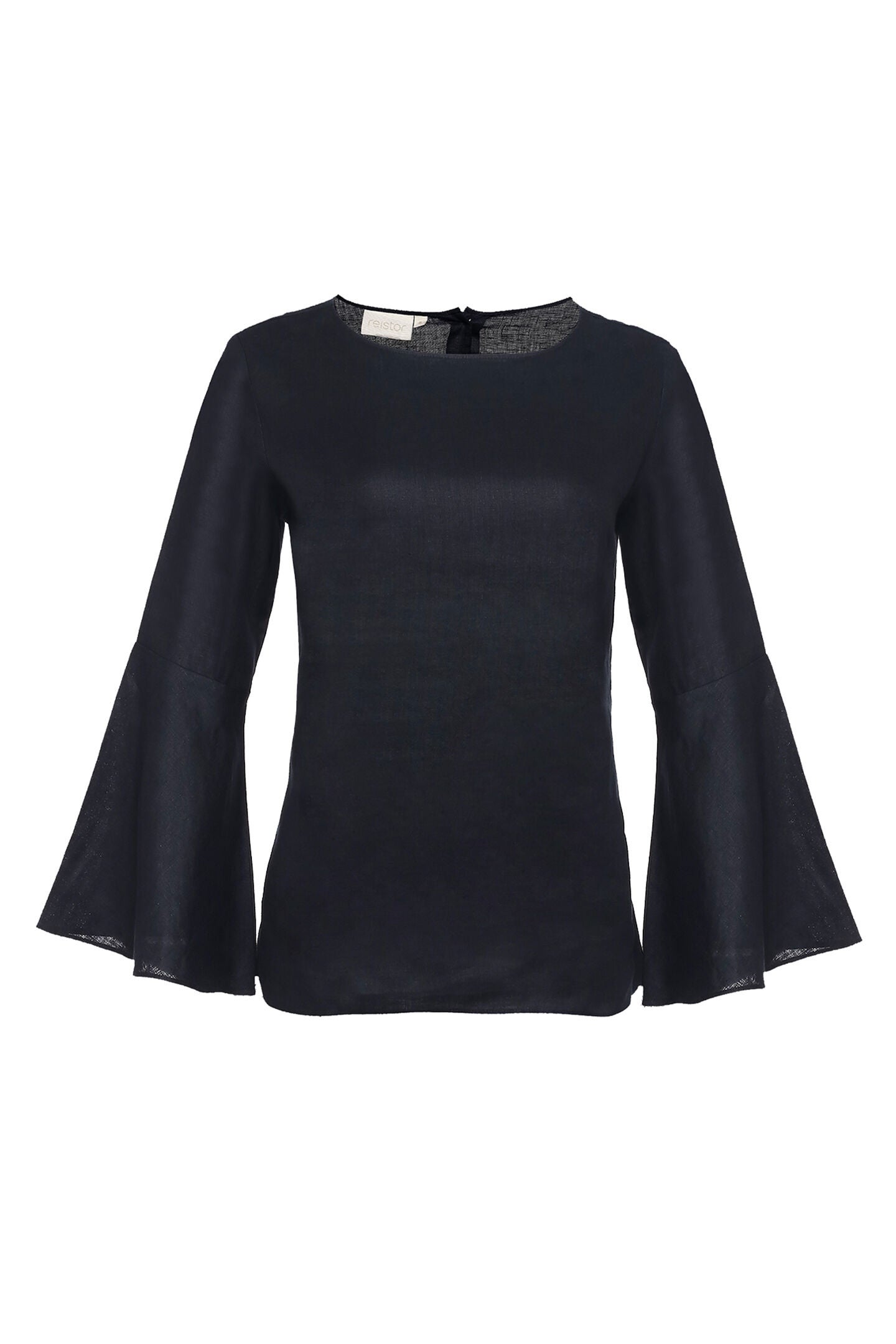 The Button Back Shirt, Black / Black, alternate image number 5