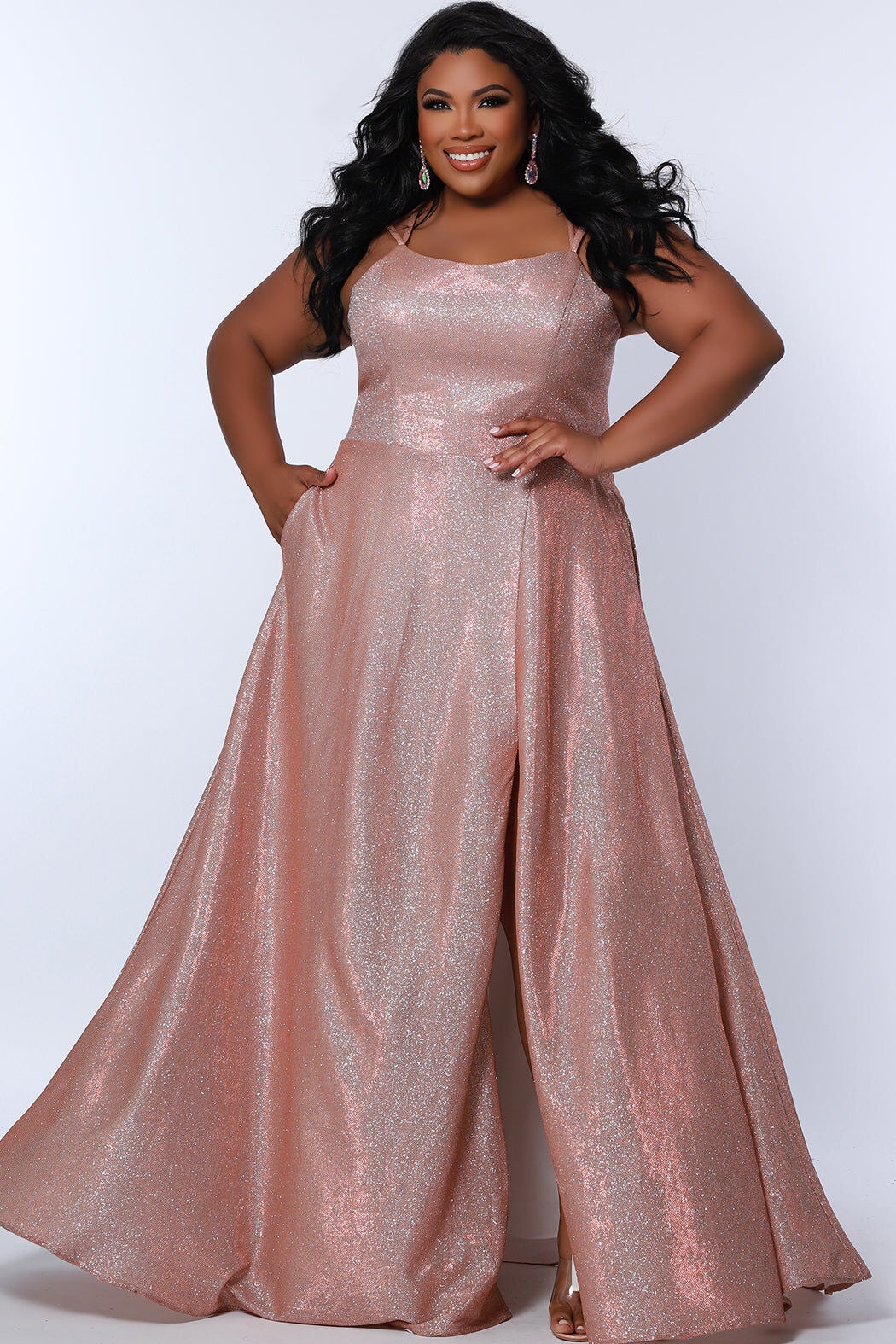 MYSTICAL MOMENT FORMAL DRESS, Dreamsicle / Pink, hi-res image number 0