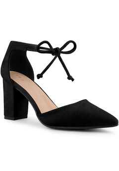 Closed Toe Ankle Strap Pumps