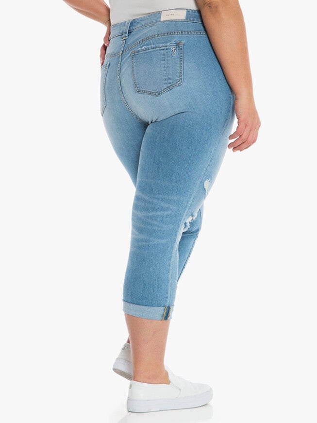 Naomi Mid-Rise Boyfriend Jeans, THEA / Light Wash, alternate image number 3
