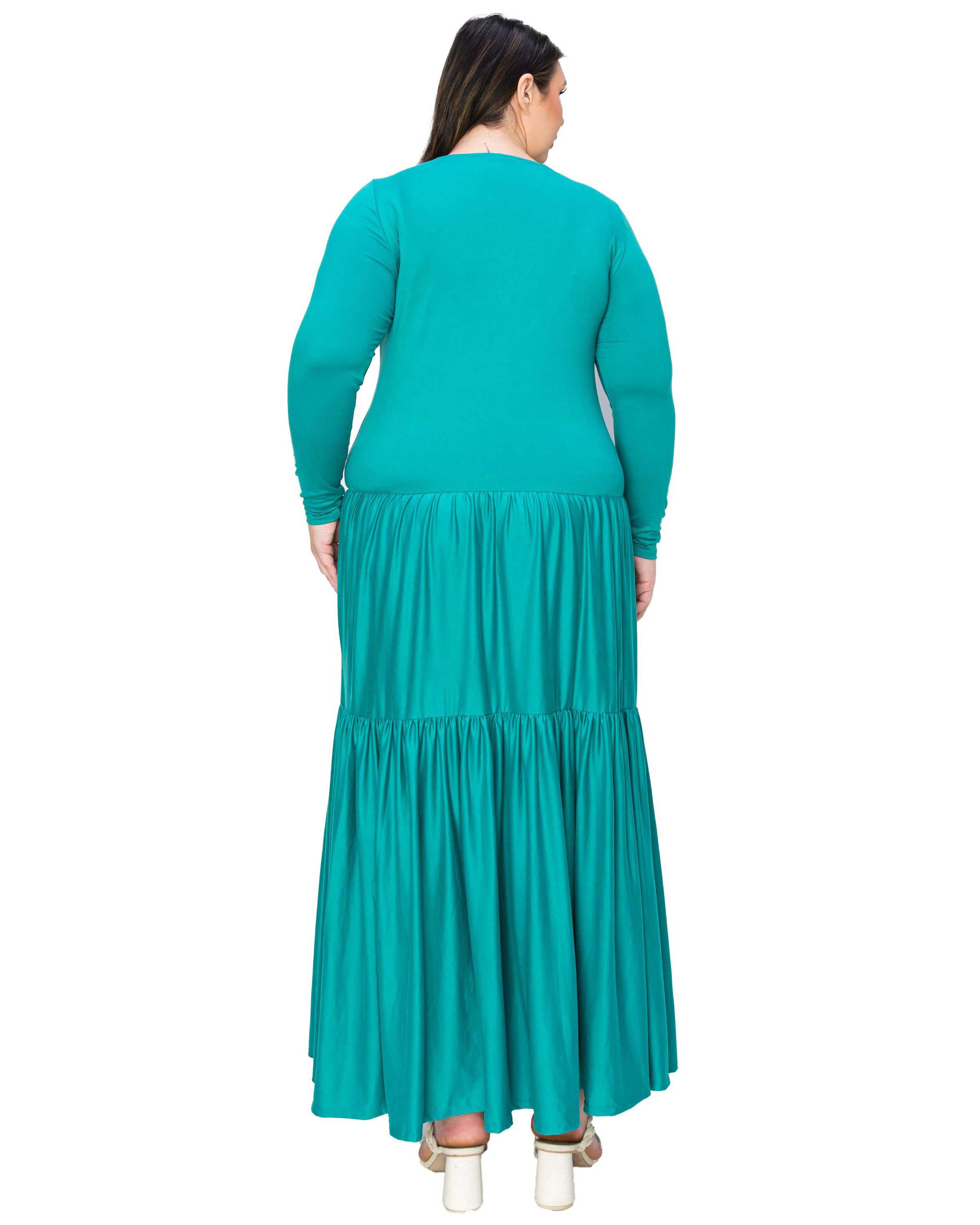 Tiered Maxi Dress, , alternate image number 5