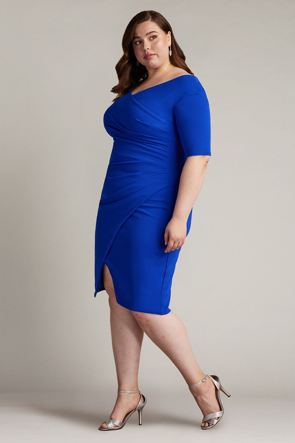 Adi Textured Crepe Dress, MYSTIC BLUE / see-description, alternate image number 2