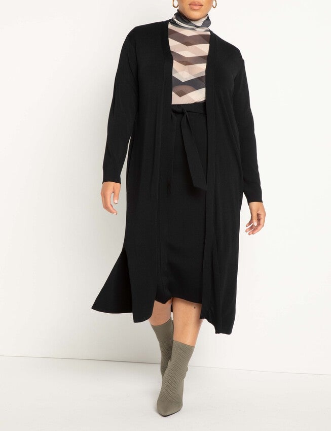 Throw On Duster, Totally Black / Black, hi-res image number 0