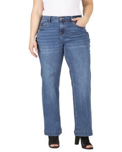 Quinn Plus Size Stretch Slim Straight Fit Jeans
