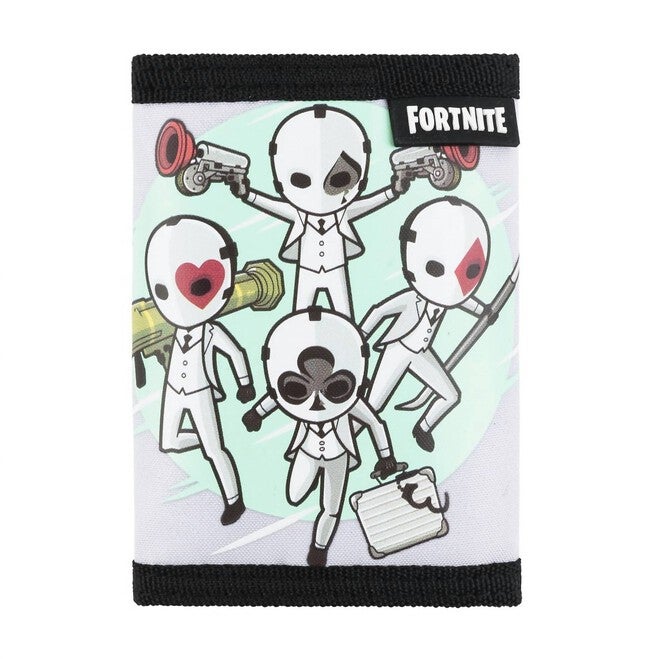 Fornite Profile Tri-Fold Wallet in Grey/Grey, GreyGrey / Charcoal Grey, hi-res image number 0