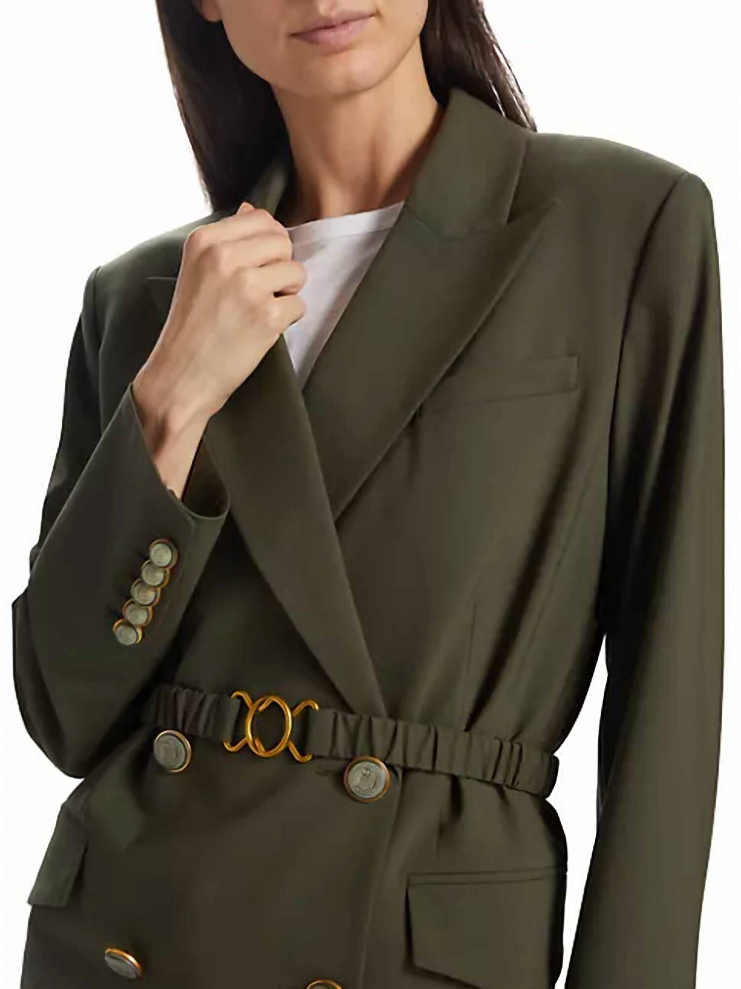 Imogen Small Makeup Pouch, Loden / Olive Green, alternate image number 4