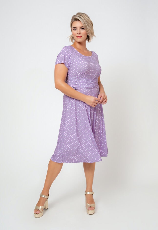 Brittany Dress, Confetti Purple / Lilac, alternate image number null