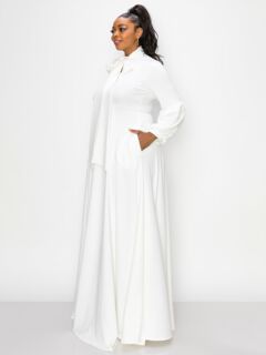 Bella Donna Dress, Ivory / Ivory, alternate image number 1