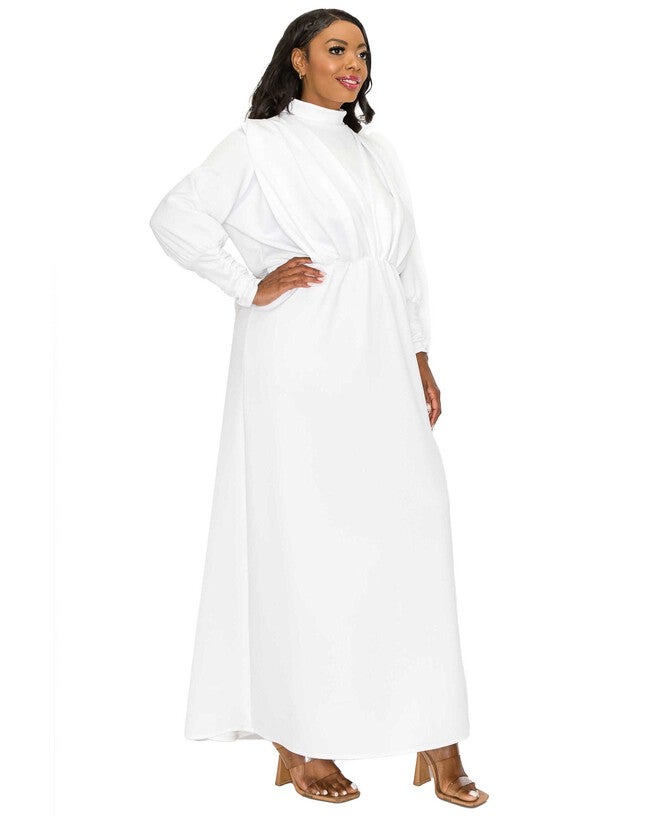 Laufey Pleated Bodice Maxi Dress, , alternate image number null